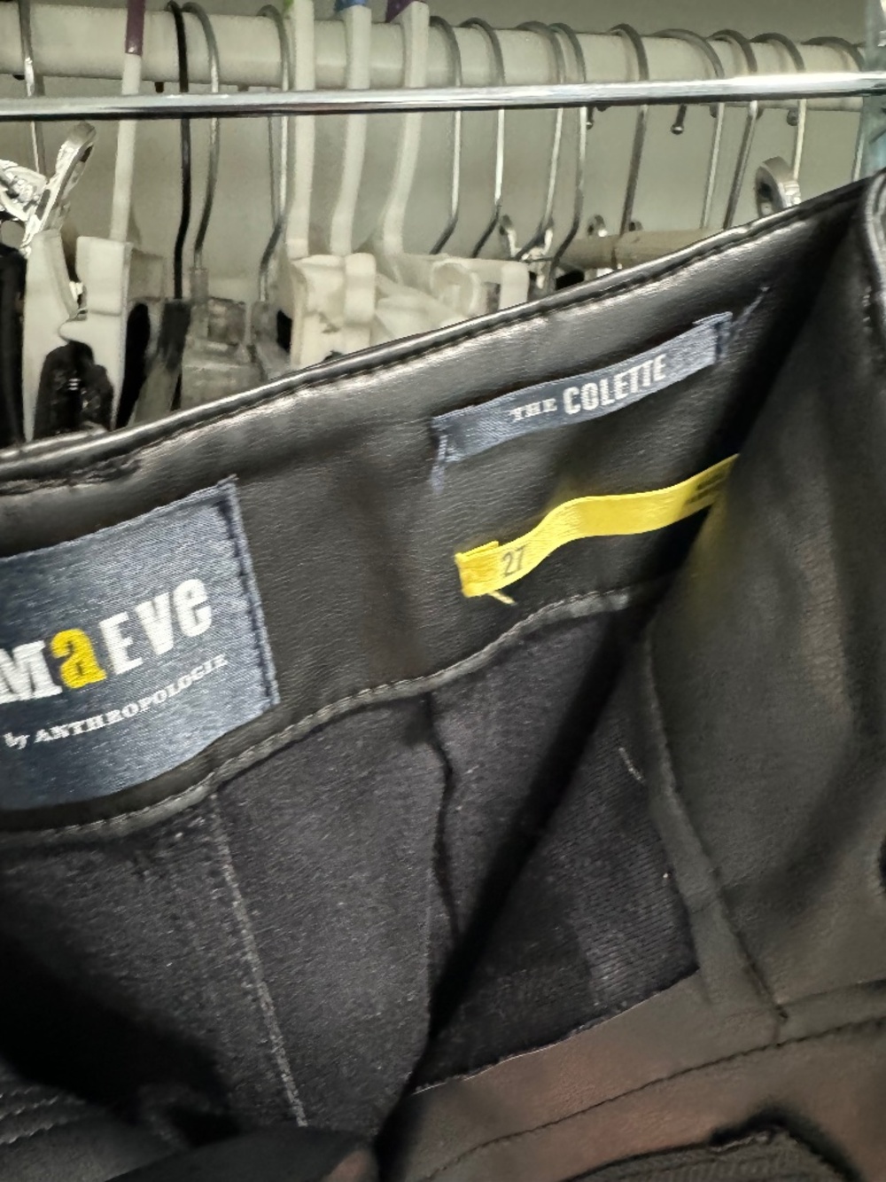 Maeve the Colette faux leather pants